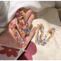 Japan Ins Color Cute Out of Girl Hearts Acetate Hair Clip Duckbill Clip Liu Sea Clip Hair Clip BB Clip