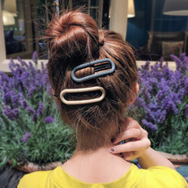 Japanese Korean version Broken Hair Clip Hair clip Rear Brain Spoon Sons clip Top clip Adorned with super-fairy-lined side clip teenage girl