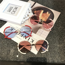 Japan soft hone21 summer style Princess Superzan Girl Child baby Anti-UV sun Eye sunglasses