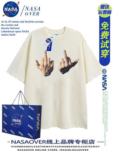 Ретро футболка с коротким рукавом для влюбленных, в американском стиле, свободный крой, оверсайз