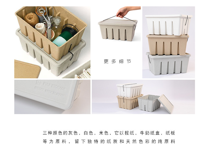 Коробка для хранения вещей 日本midori 简约家庭收纳盒化妆品桌面衣服内衣袜子小号整理箱子