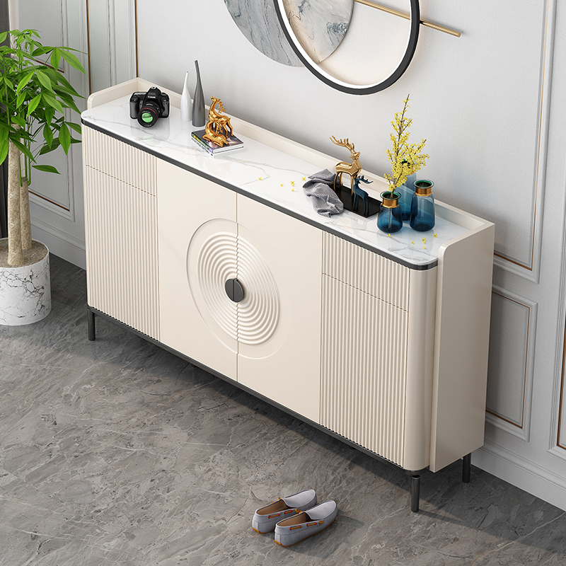 Light Luxury Shoe Cabinet for Home Entrance, Slate Entryway Storage Cabinet, 2026 New Model, Foyer Cabinet