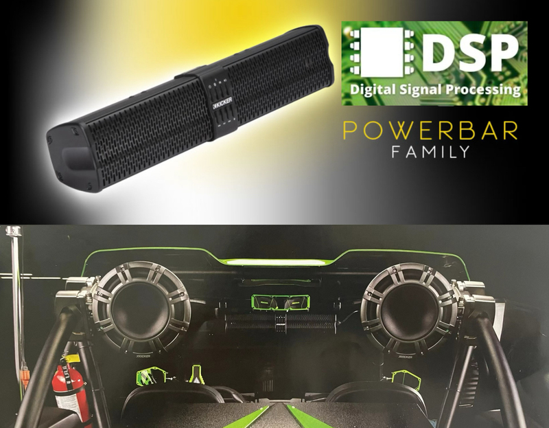 K Brand Utv All-Terrain Off-Road Vehicle Special Audio Speaker Kicker Short Strip Dsp Active Waterproof Speaker