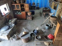 Old objects nostalgic life scenes 60 70s Kitchen Scene Folk Nostalgia Old Goods Old Goods Rental Sale