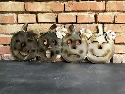 European and American style craft gift decoration retro craft gift decoration iron expression pumpkin decoration decoration hanging wall decoration pumpkin