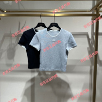 Spot Miss sixty counter 2024 summer contrasting short-sleeved 6L2sj8201000