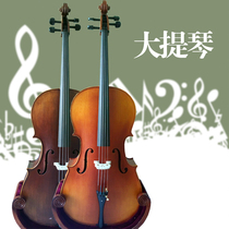 Cello teachers recommend playing high-end tiger pattern handmade cello ebony fisheye accessories for adults and children