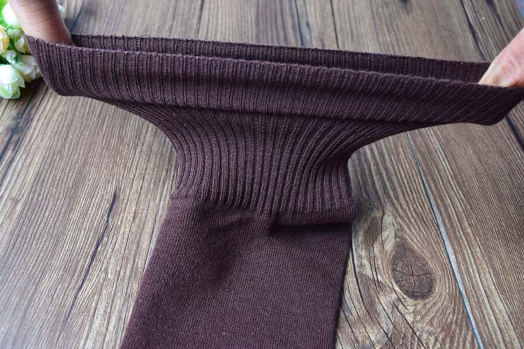 XL vớ cha cha tất ống giữa nam ống rộng cotton vớ mùa thu và mùa đông cotton lớn cha già vớ vớ cổ cao