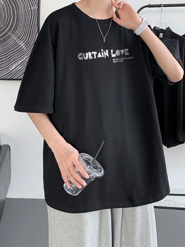 Американская стиль T -For -Fort Gaojie Мужчины нашли три крытых плече хлопковые хлопковые коротки с коротки