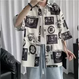 Японская трендовая летняя рубашка, кардиган