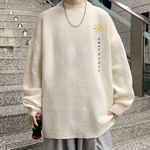 Японский ретро бархатный демисезонный утепленный свитер, утепленное трикотажное термобелье, изысканный стиль