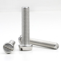 M2 M3 M5 cylindrical head screw slotted screw bolt GB65 slotted 304 stainless steel