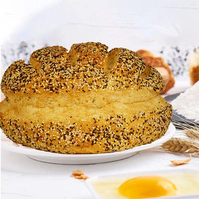 Russian-style whole wheat rye mixed grain and coarse grain large bread, 1300 grams, free shipping for breakfast as a meal replacement