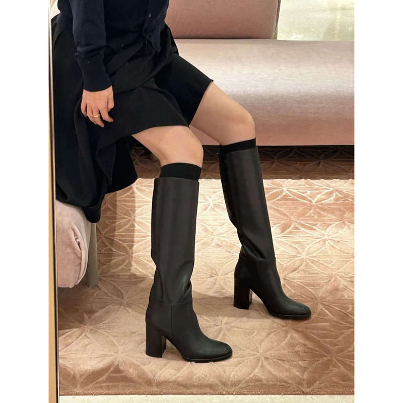 Mr. Shoes Leebart~Gr Classic Genuine Leather Slimming High-Heeled Boots Mr. Shoes Leebart~Gr Classic Genuine Leather Slimming High-Heeled Boots