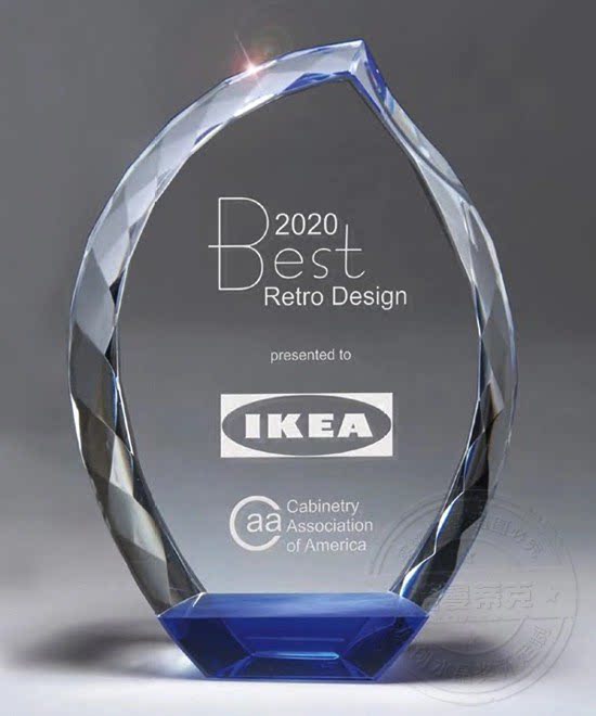 Normantic diamond edge flame trophy competition commemorative commemorative trophy personalized team medal custom-made