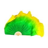 Истинный фанат Silk Dance Yellow -Green Gradient Marine Yangge Fan Big Fan Fan Fan Fan Fan Classical Dance Dance Dance Dance Green Fan