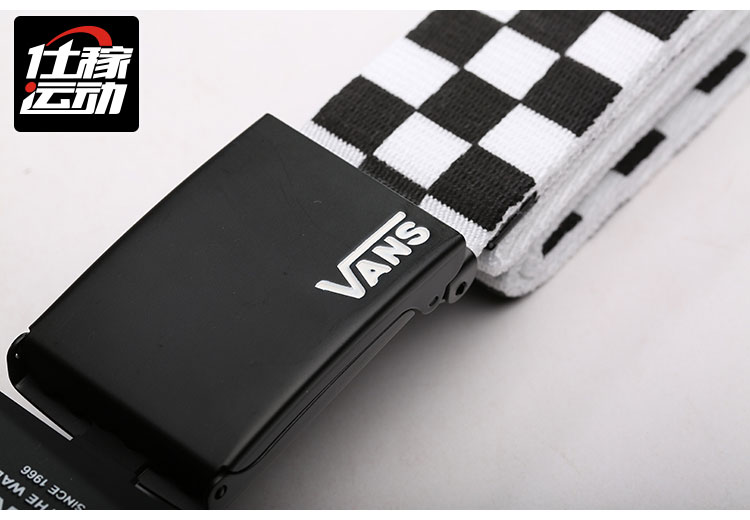 VANS Vans cổ điển bàn cờ quần nam mô hình màu đen và trắng VN0A31J1BA5 VN0A31J1Y28 đai nịt bụng eo thon