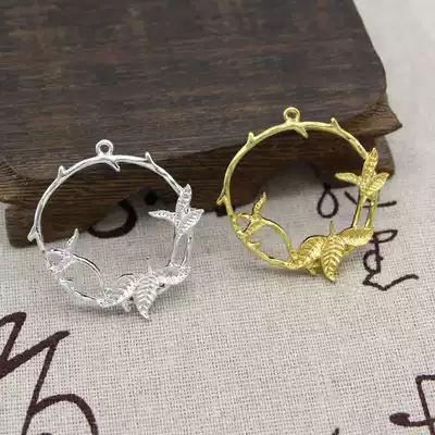 diy antique hair accessories 36mm alloy rattan wreath hairpin material step hair accessories
