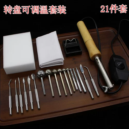 Регулируемый теплый горячий цветочный оборудование DIY Необеспечение бархатной формы цветов сферическая шаровая палка ручной работы с горячим бархатным лепесткам электричество