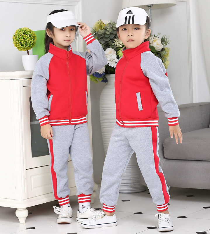2022 new kindergarten garden uniforms elementary school uniforms class clothes sports short sleeve suit manufacturer straight little kid clothes