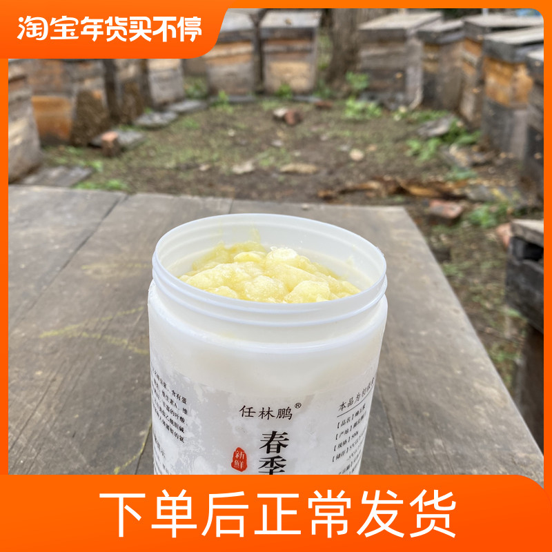 Renjia bee industry 2022 bee royal jelly fresh high-quality royal jelly milk 500g SF bee farm