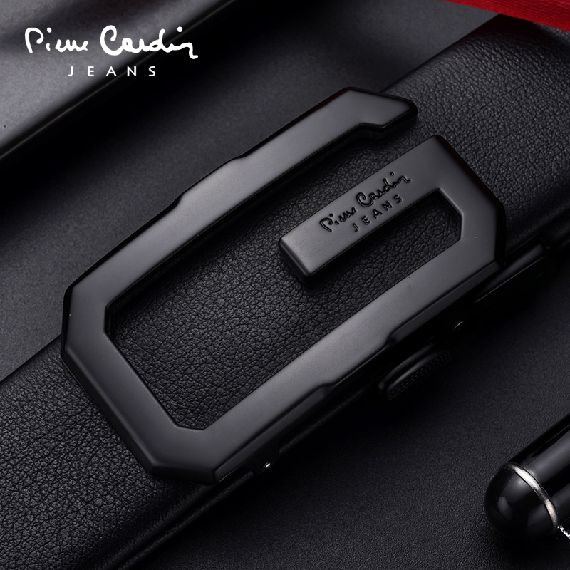 Pilkaden Leather Strap Men Genuine Leather Automatic Buckle Pure Cow Leather Young Light People Casual 2021 New Tide Pants Belt