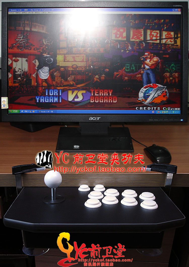 Dungeon và Warrior Rocker King of Fighters Street Fighter Máy tính DNF trò chơi trực tuyến trò chơi dành riêng rocker xử lý Gửi F thư mục tay cầm pc