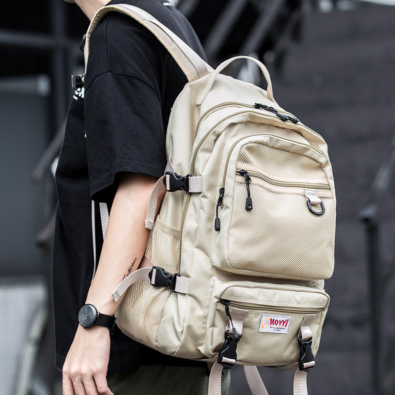 Hong Kong I Tgreg tooling backpack men Travel Leisure backpack light junior high school ins schoolbag student computer bag