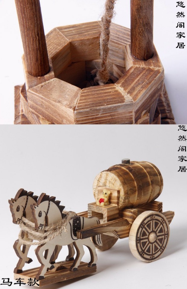 Sản phẩm tre và gỗ hoài cổ, mô hình cối xay gió, nội thất, đồ trang trí, đồ thủ công, bàn cà phê, trang trí phòng ngủ, nhà sáng tạo phụ kiện trang trí phòng thờ