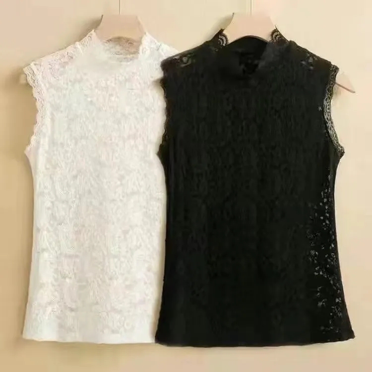 Lace Base Shirt for Women 2022 New Lace Shirt Vest Fake Collar Base Layer Trendy Spring Lace Base Layer Lace Base Shirt for Women 2022 New Lace Shirt Vest Fake Collar Base Layer Trendy Spring Lace Base Layer