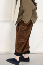 Little Big Planet Childrens Wear Winter Womens Carrot Pants Loose Corduroy Joker Casual Pants