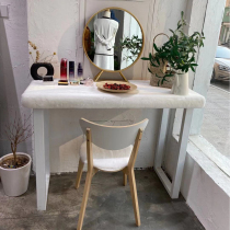 Faux rabbit dressing table plush cushion short hair chair cushion computer leisure chair stool pad cosmetic table table decorative pad