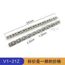 V1-21Z stainless steel roller cage cross guide rail strip cross guide rail Roller roller bar holder