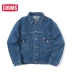 CHUMS / Chachaniao Xu hướng Nhật Bản ngoài trời 20 mùa xuân và mùa hè áo khoác denim nam mới CH04-1220 - Áo khoác thể thao / áo khoác