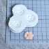 3 bình hoa caramel hình hoa chậu hoa cúc mặt trời hoa nhỏ hoa sô cô la fondant silicone khuôn - Tự làm khuôn nướng khuôn làm nến Tự làm khuôn nướng