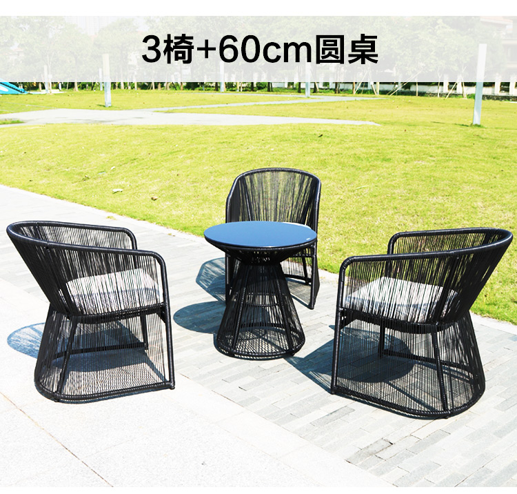 Ghế bành ngoài trời Sân vườn Ban công Bàn ghế Nội thất hiện đại Đơn giản Sáng tạo Trà sữa Cửa hàng Cà phê Bàn ngoài trời - Bàn ghế ngoài trời / sân ghế cafe ngoài trời
