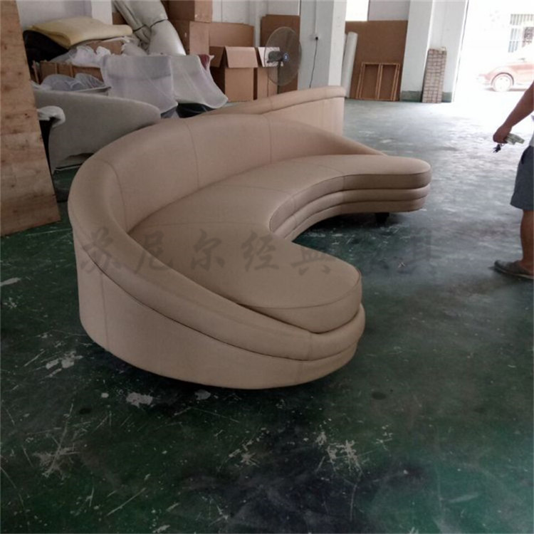 Bắc âu thiết kế đồ nội thất cổ điển cong sofa sảnh trăng sofa giải trí sofa phòng mô hình biệt thự sofa