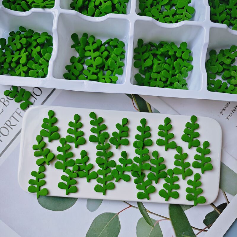 Chocolate Scented Wood Leaves Fondant Leaves Pepperwood Leaves Baking Cake Cupcake Decoration Inserts Accessories