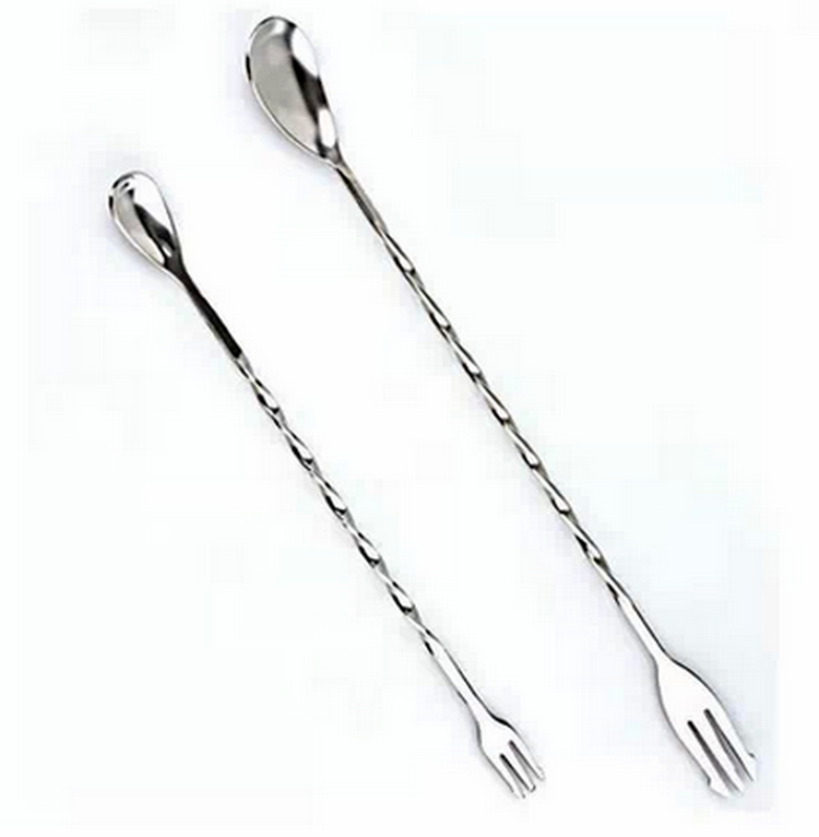 304 thickened stainless steel spoon stirring rod with milk tea coffee tablespoon higher - grade foreign trade export