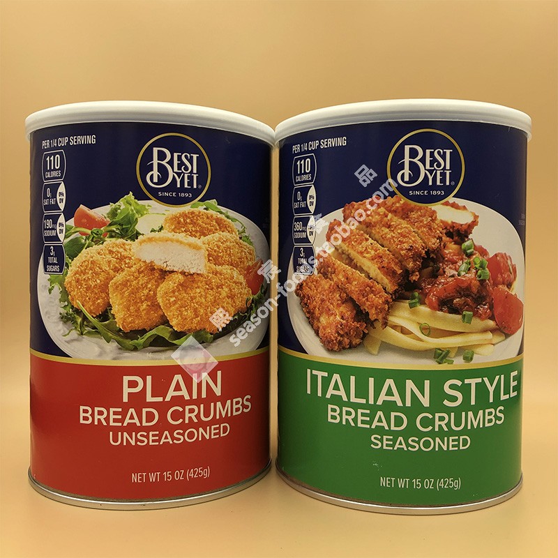 BestYet Plain Bread Crumbs Baiyi Original Italian Bread Crumbs 425g Fried chicken wrapped powder