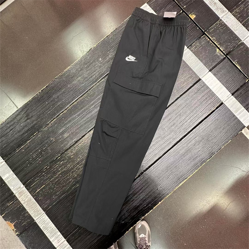 Nike Men's Long Pants 25 Spring and Autumn New Straight-Leg Embroidered Small Hook Work Pants Sports Casual Pants Dx0614