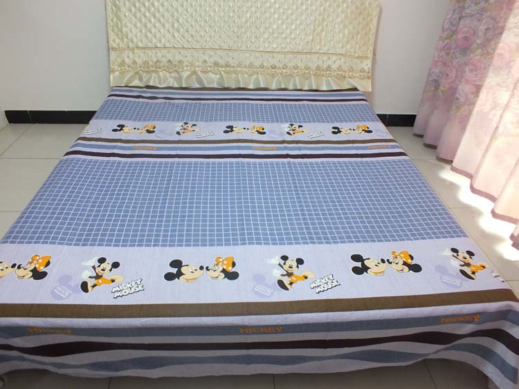 Giải phóng mặt bằng chăn bông 6X7 5X7 twill in phim hoạt hình bông đơn chăn đôi chăn mỏng