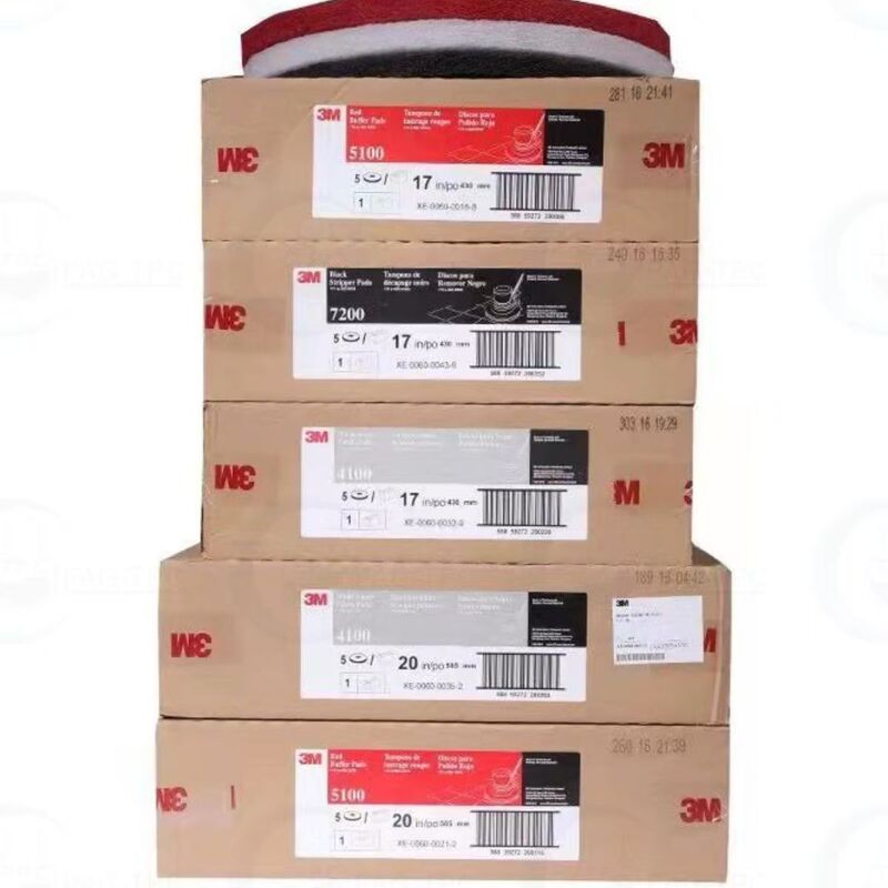 3m Imported from the United States Butterfly Scouring Pad White Red Black Sheet Marble Polishing Pad Cleaning and Waxing Sheet 17inch 20inch