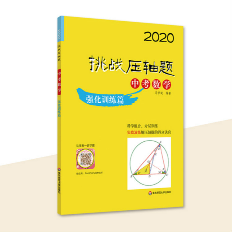 2020新版挑战压轴题中考数学强化训练篇中考压轴题数学初一二三初中总复习冲刺提升讲解练习真题分类资料教辅书试卷华东师范大学