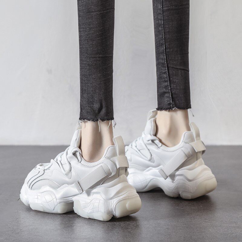 This year's pop exploits old daddy shoes women's Europe station 2022 new muffin shoes thick bottom heightening sneakers