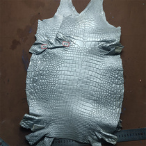 Pearlescent silver crocodile belly bamboo pattern wallet strap handbag long clip mobile phone case shoes special leather