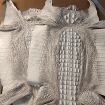 Large Himalayan White Crocodile Whole Zhang Backbones Leather Material Bamboo Festival DIY Belt Wrap Wallet cell phone shell billing