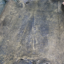 Blue plastered lizard leather material handmade DIY mobile phone shell card wallet bookkeeping this strap with leather