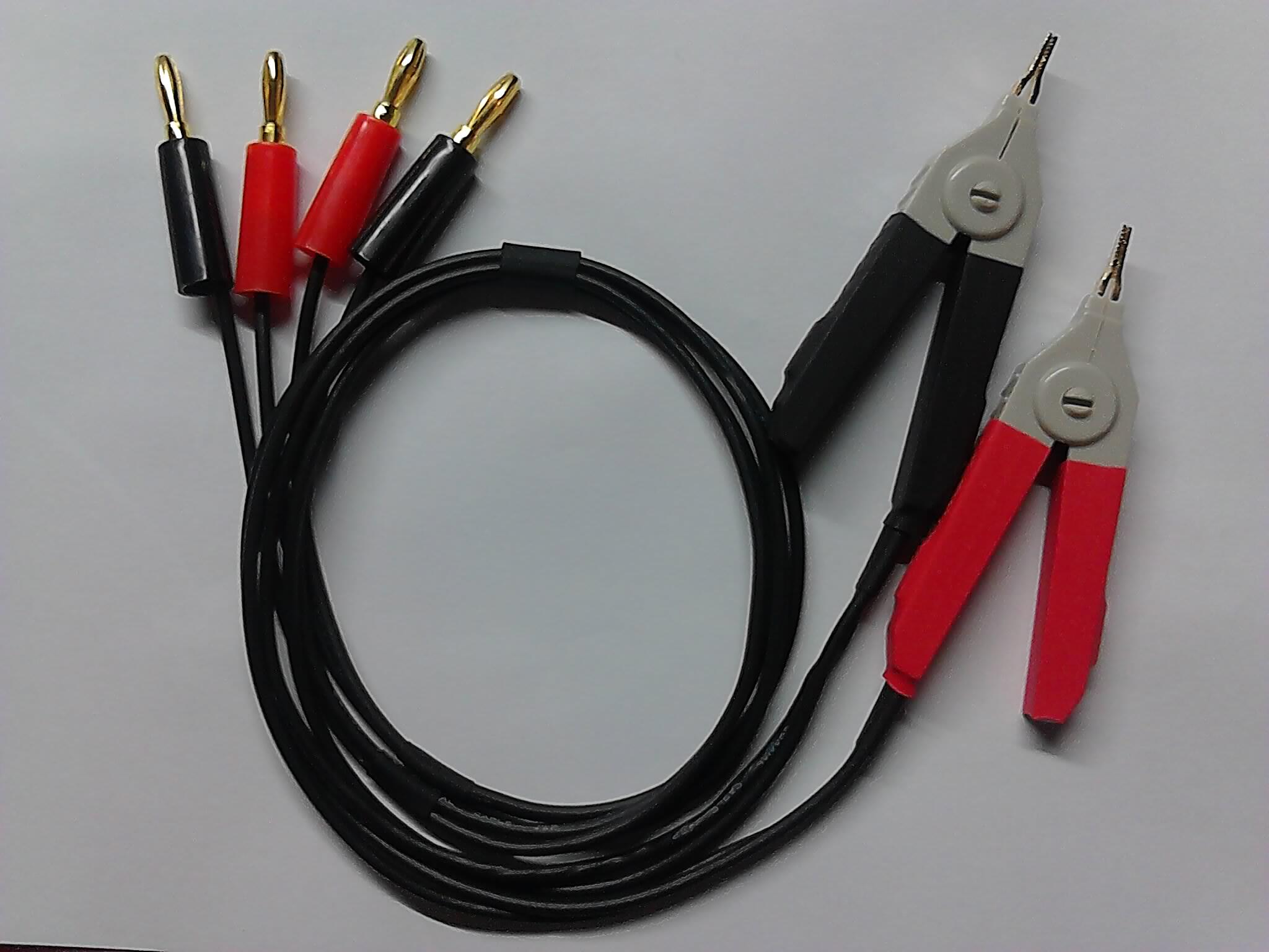 High Quality Banana Plug LCR Bridge Clip Test Clip Micro Low Resistance Test Line GTL-108ATH2605 Line