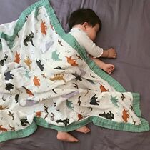 Gauze towel soft newborn bath towel blanket ins bamboo cotton muslin cotton six-layer gauze baby towel four